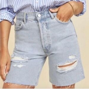 Reformation long Jean shorts - Tahoe cut offs